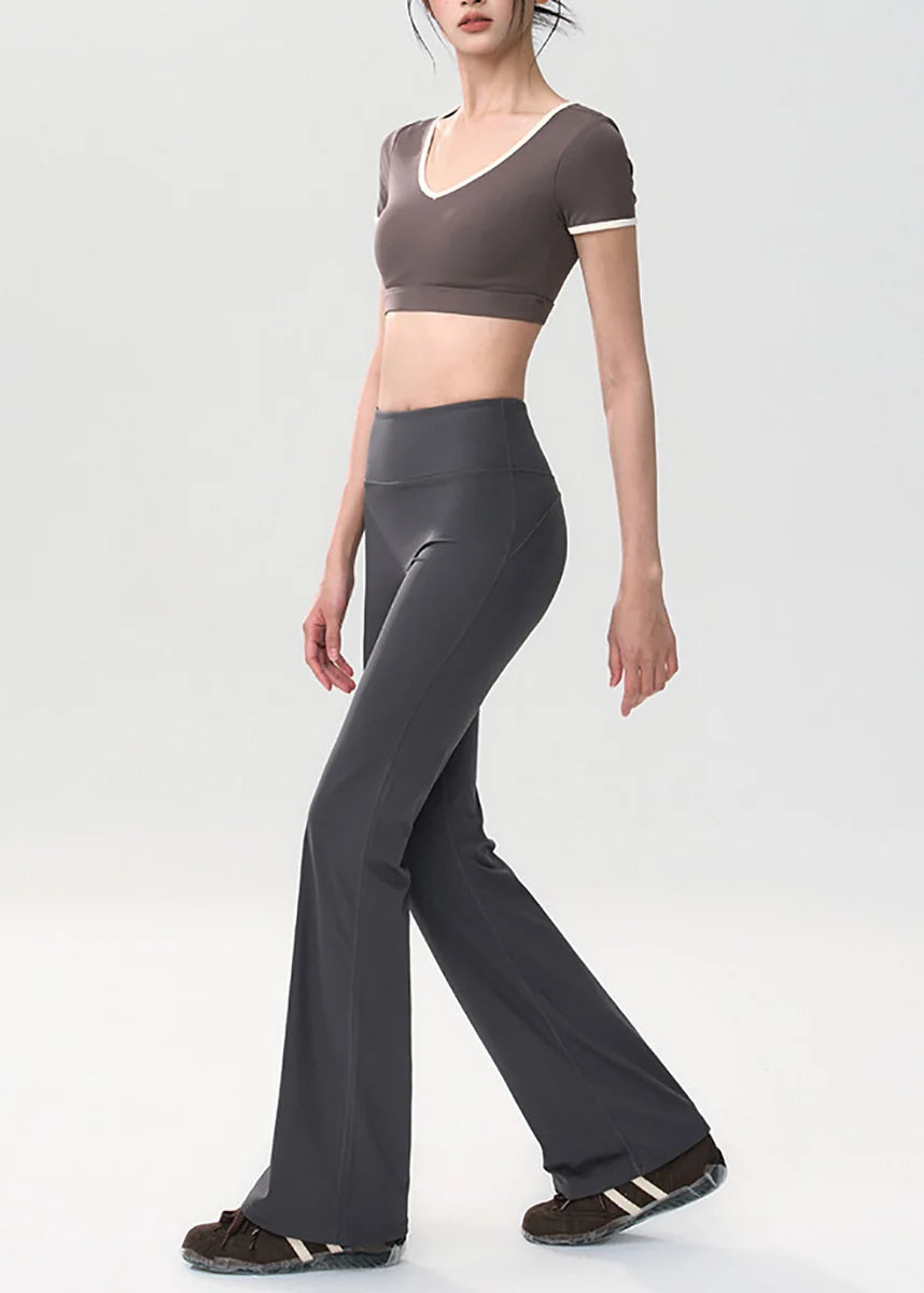 Dames Yogabroek Hoge Taille Wijde Pijpen 2