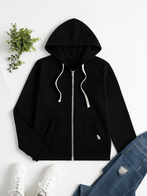 Dames Zip-Up Hoodie Casual Comfort 2