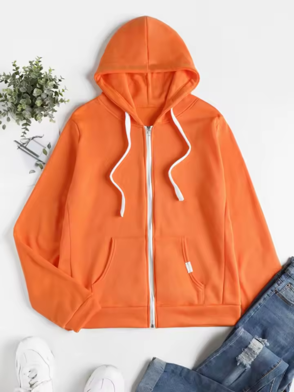 Dames Zip-Up Hoodie Casual Comfort 3