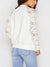 Dames Zip-Up Jacket met Kanten Mouwen 2