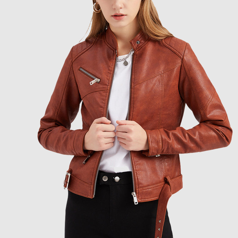 Dames Zipper Jacket Modern Stijl 2
