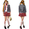Dames Zombie Cosplay Kostuum Halloween Feestjurk 0