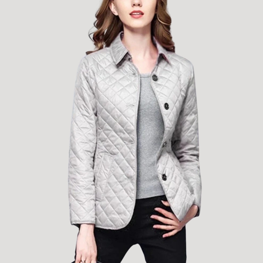 Dames Zomerjas Lichtgewicht met Diamantstiksels 1