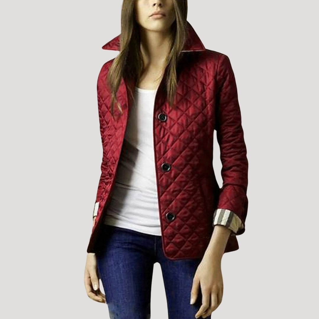 Dames Zomerjas Lichtgewicht met Diamantstiksels 5