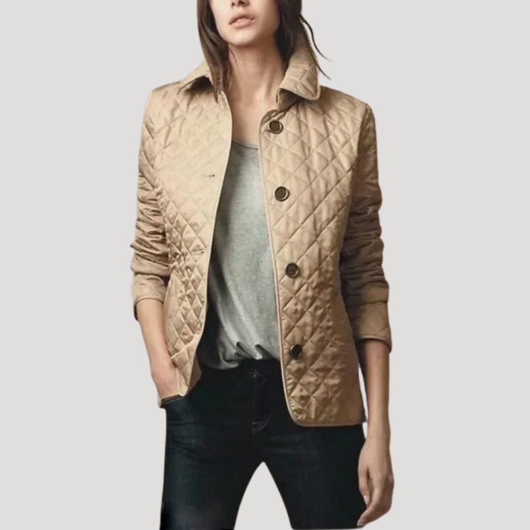 Dames Zomerjas Lichtgewicht met Diamantstiksels 6