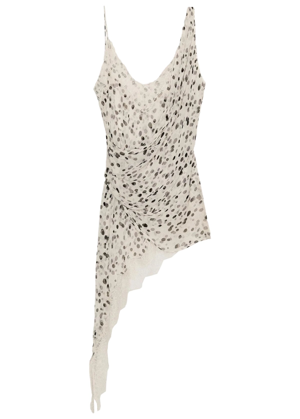 Dames Zomerjurk Asymmetrisch Met Spaghettibandjes 3