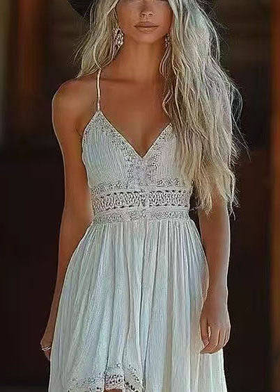 Dames Zomerjurk Bohemien Asymmetrisch Model 3