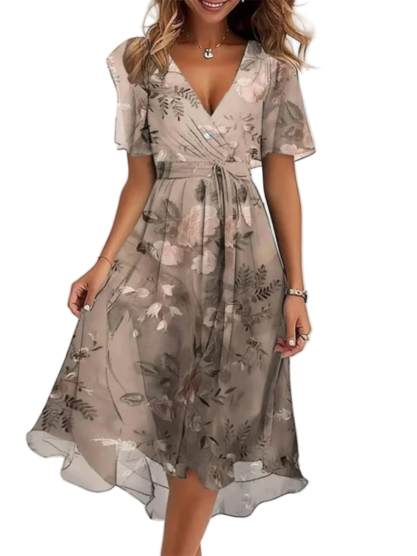 Dames Zomerjurk Boho-Chic Stijl 0