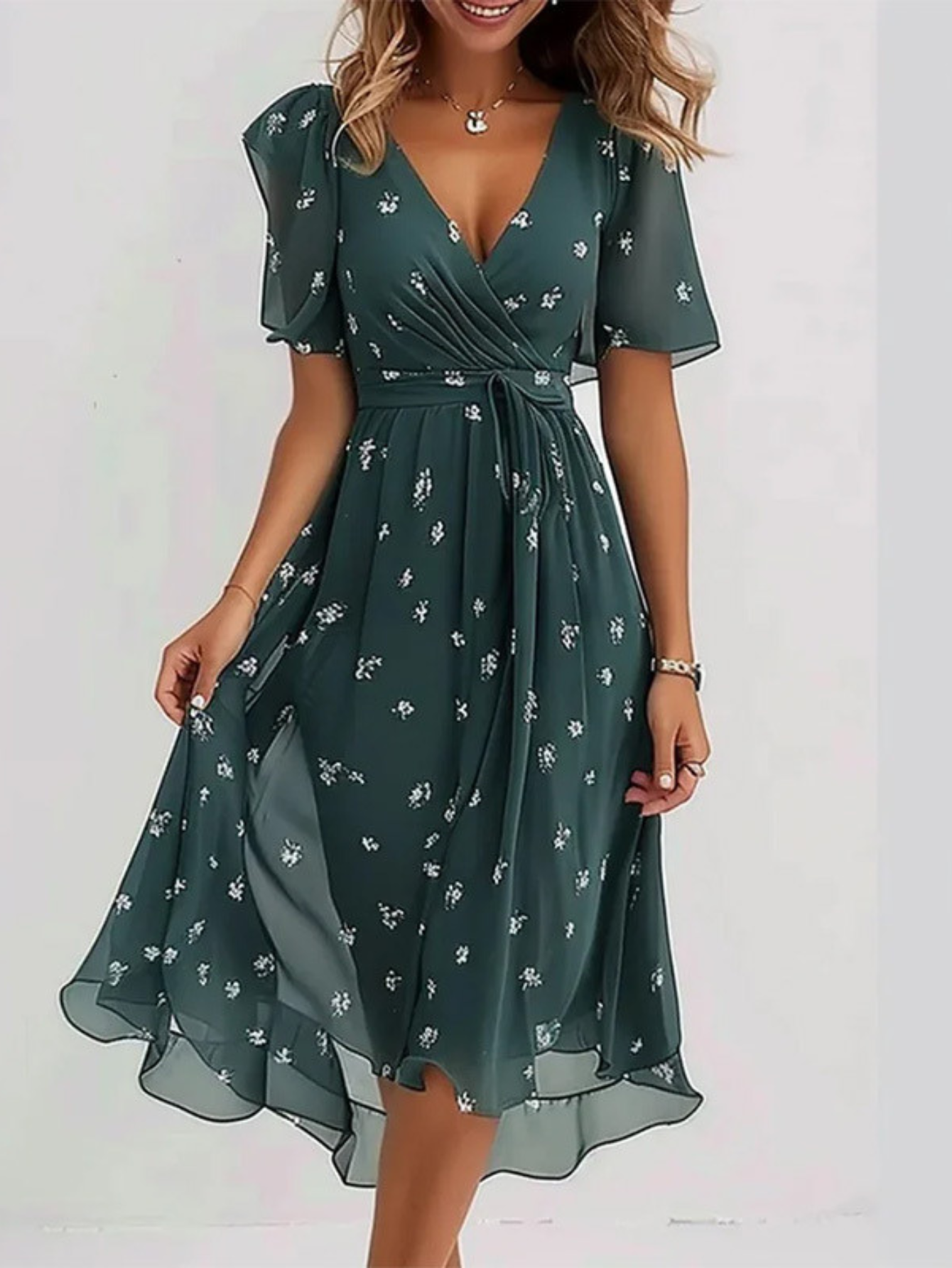 Dames Zomerjurk Boho-Chic Stijl 2