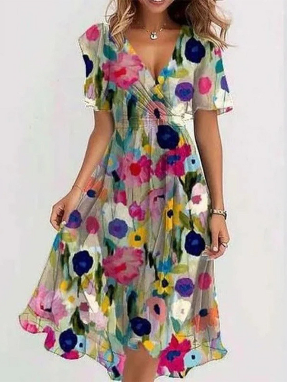 Dames Zomerjurk Boho-Chic Stijl 3