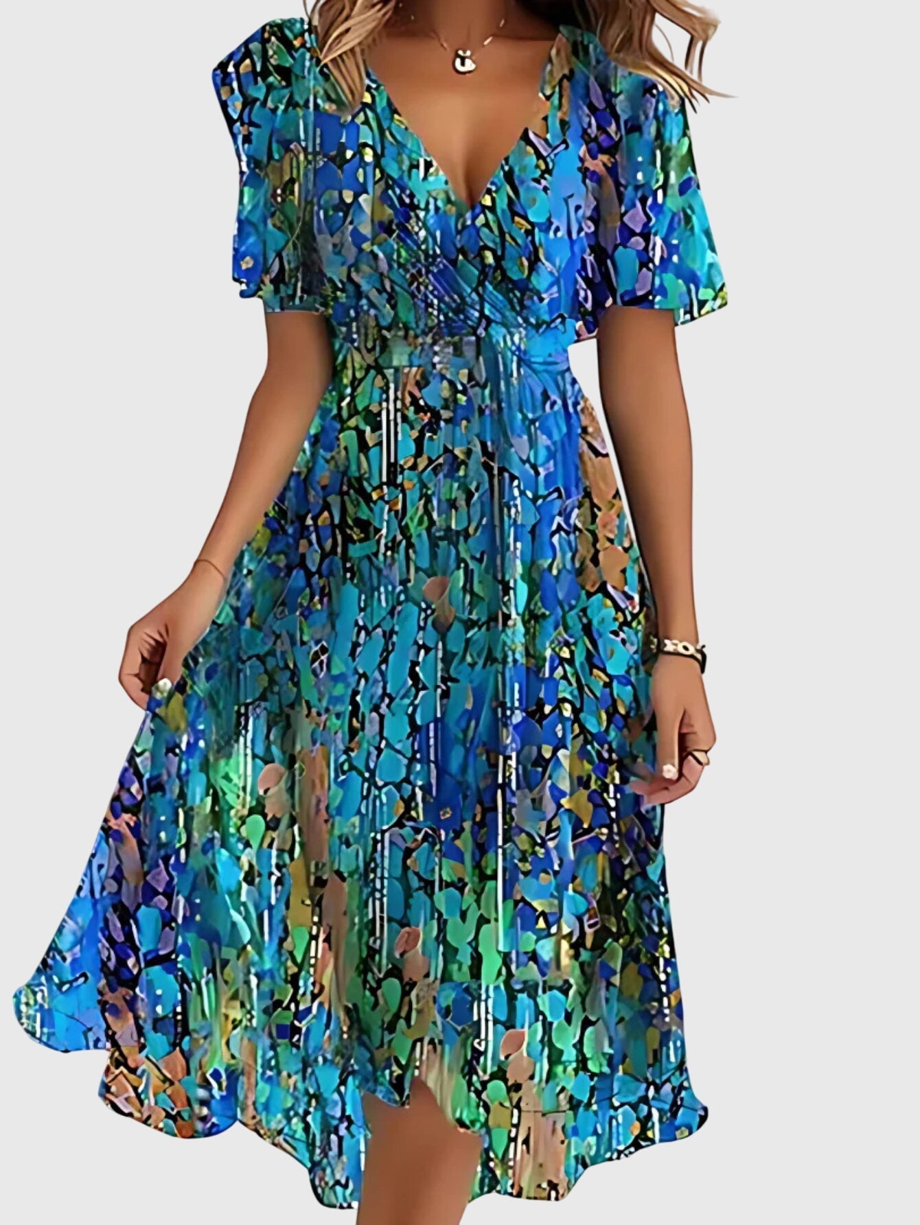 Dames Zomerjurk Boho-Chic Stijl 4