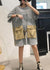 Dames Zomerjurk Losse Pasvorm met Grote Zakjes en Uniek Patchworkdesign 1