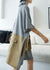 Dames Zomerjurk Losse Pasvorm met Grote Zakjes en Uniek Patchworkdesign 2
