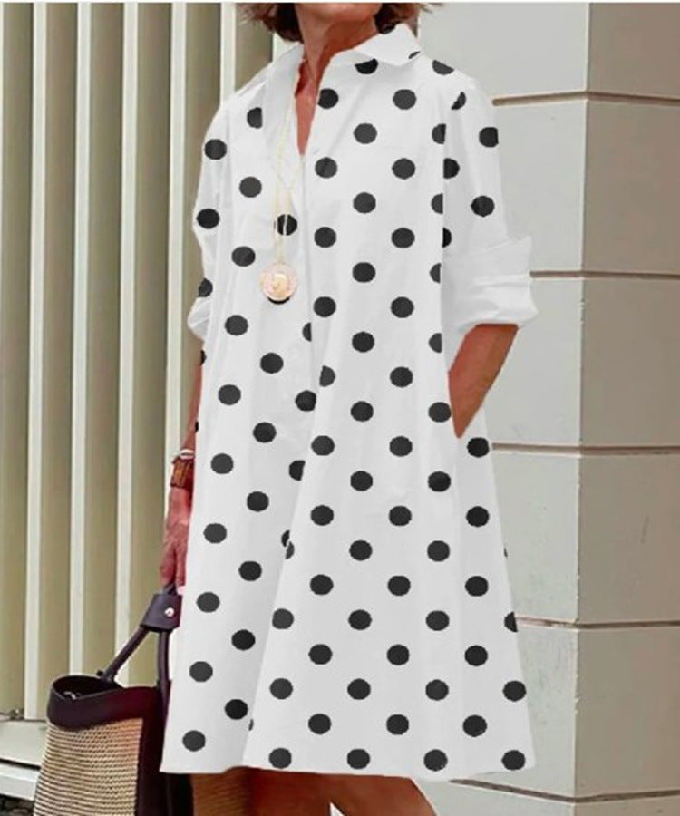Dames Zomerjurk Met Print Casual Stijl 1