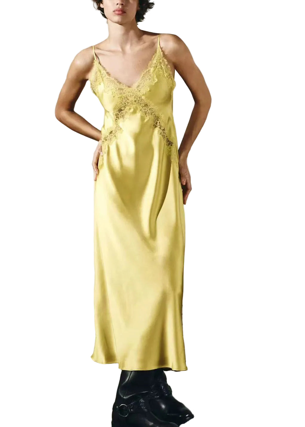 Dames Zomerjurk V-hals Backless Spaghettibandjes 0