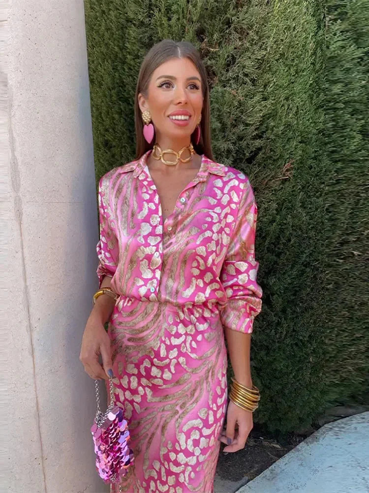 Dames Zomeroutfit Met Lange Mouwen 3