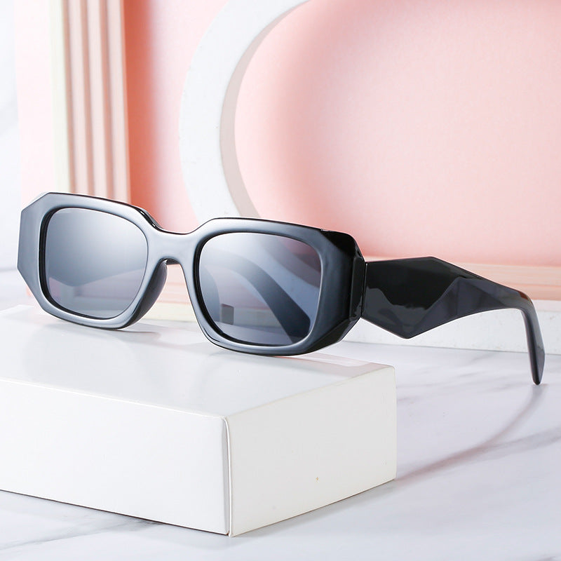 Dames Zonnebril Geometrisch Design Met 100% UV-Bescherming 1