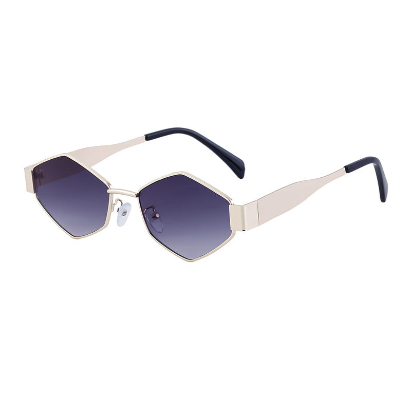 Dames Zonnebril Geometrisch Modern Frame 0
