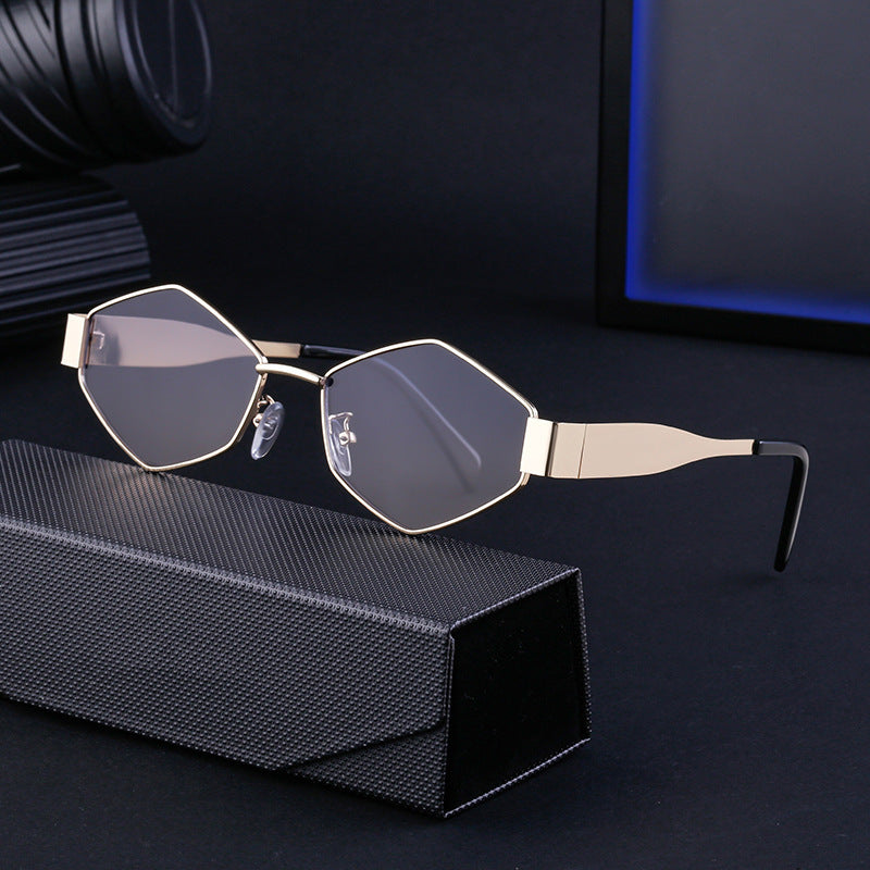 Dames Zonnebril Geometrisch Modern Frame 2