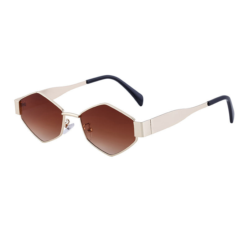 Dames Zonnebril Geometrisch Modern Frame 7