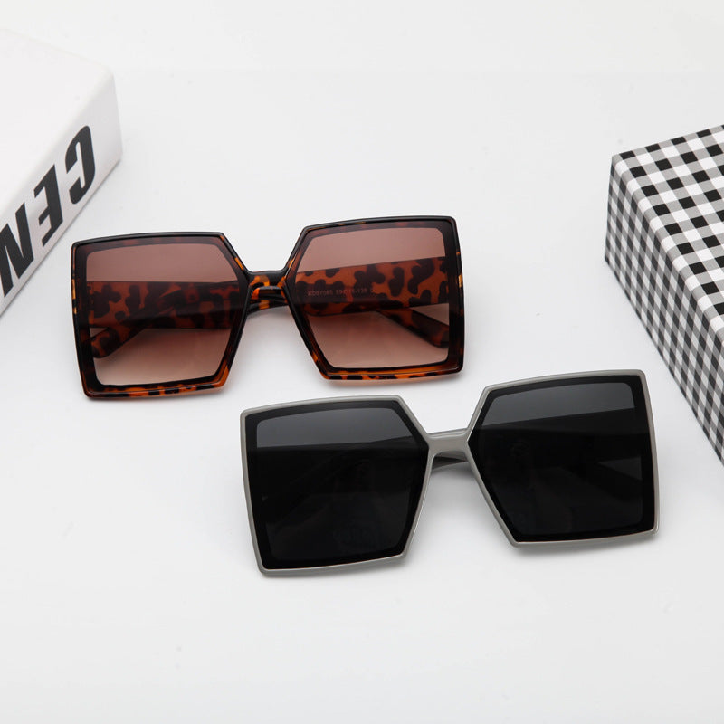 Dames Zonnebril Oversized Zeshoekig Ontwerp 1