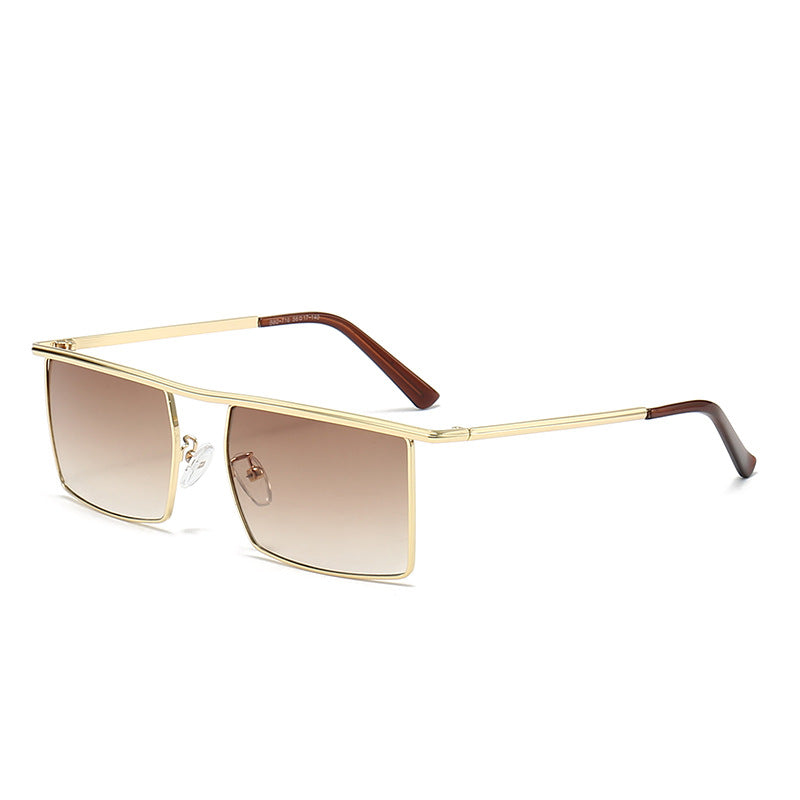 Dames Zonnebril Rechthoekig Frame Met Getinte Glazen 7