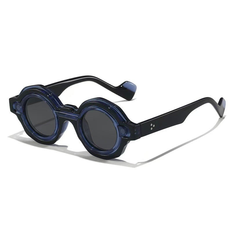 Dames Zonnebril Ronde Stijl Trendy Design 0