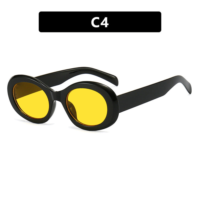 Dames Zonnebril Transparant Trendy 3