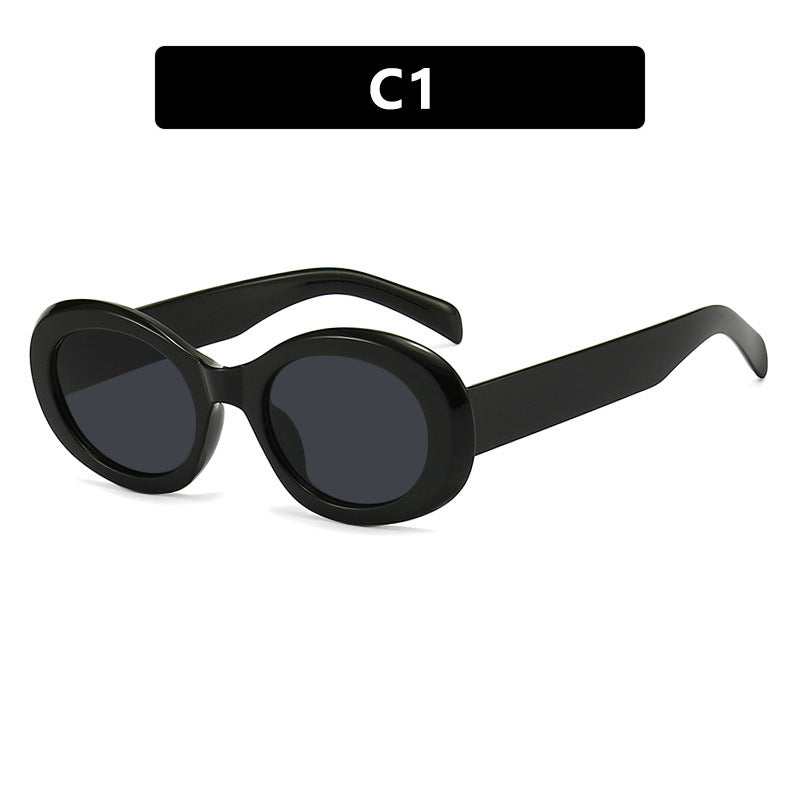 Dames Zonnebril Transparant Trendy 4