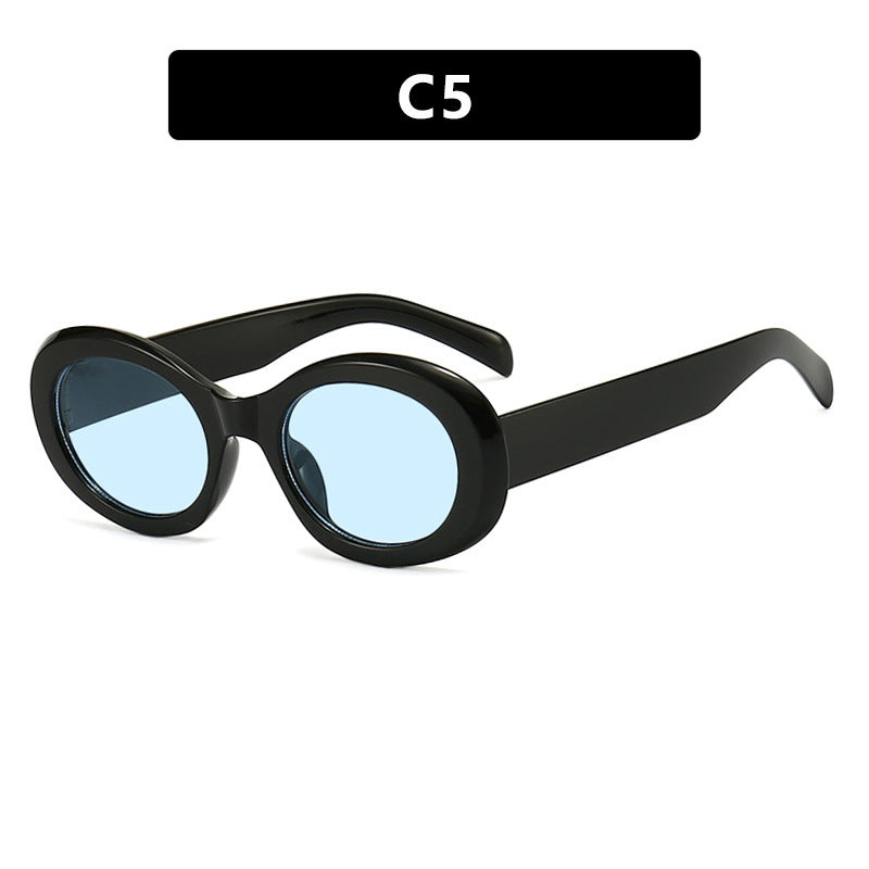 Dames Zonnebril Transparant Trendy 6