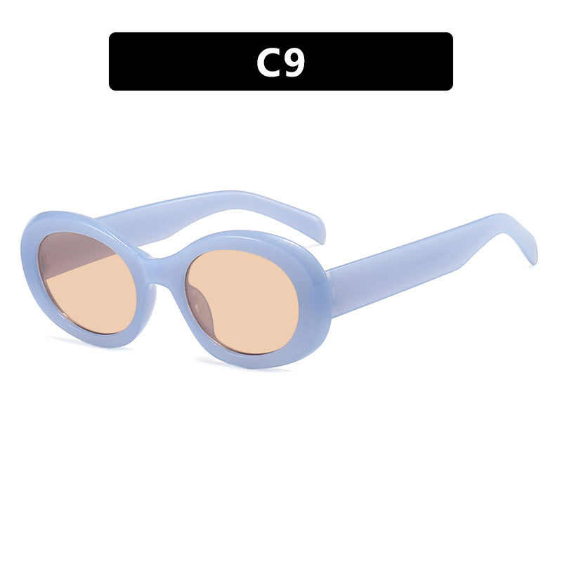 Dames Zonnebril Transparant Trendy 7