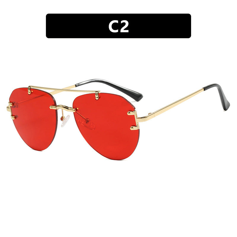 Dames Zonnebril Veelhoekig Design 9