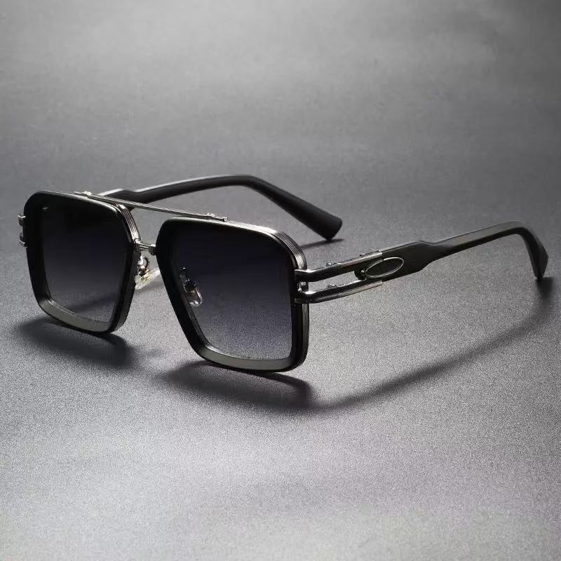Dames Zonnebril Vierkant Frame Met UV400 Bescherming 7