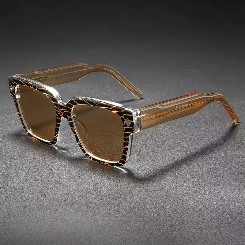 Dames Zonnebril Vierkant Frame Trendy Design 4