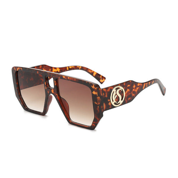 Dames Zonnebril Vierkant Luxe Accenten 0