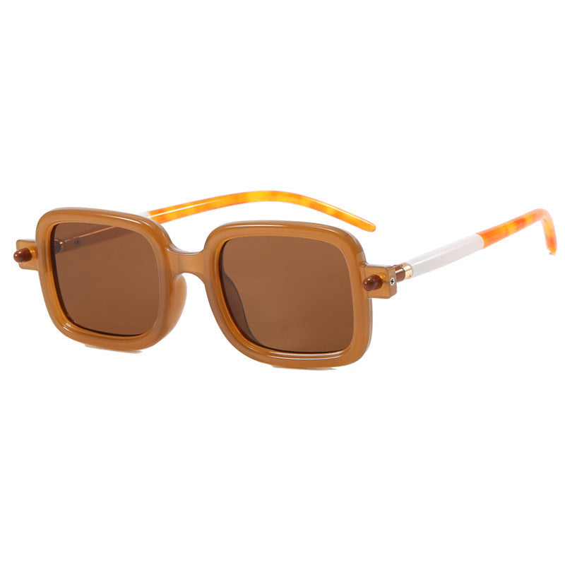 Dames Zonnebril Vierkant Trendy Met UV-Bescherming 10