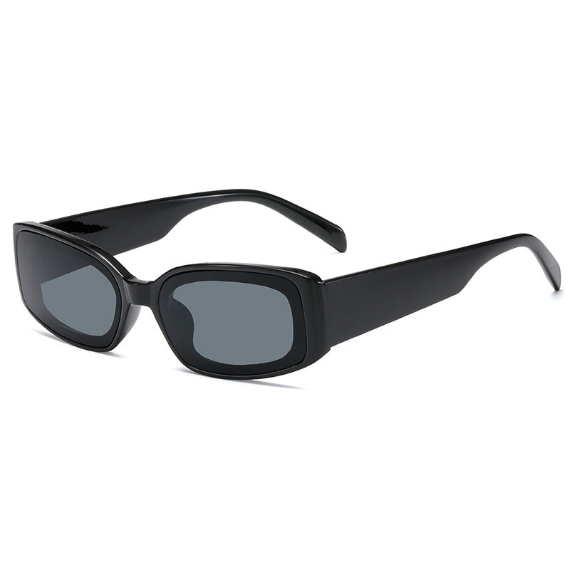 Dames Zonnebril met Vierkante Glazen en Transparant Frame 3