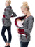 Dames Zwangerschaps Sweatshirt Bloemendruk Casual met Lange Mouwen 0