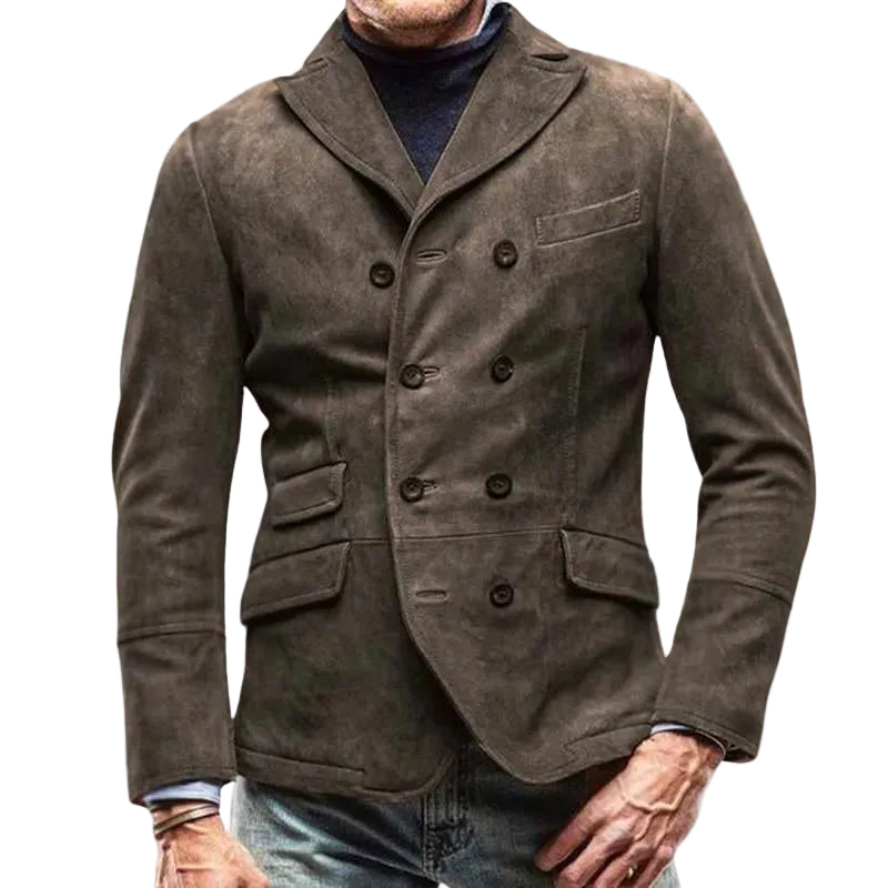 Dames Zwarte Blazer Met Omslagkraag Elegant 0