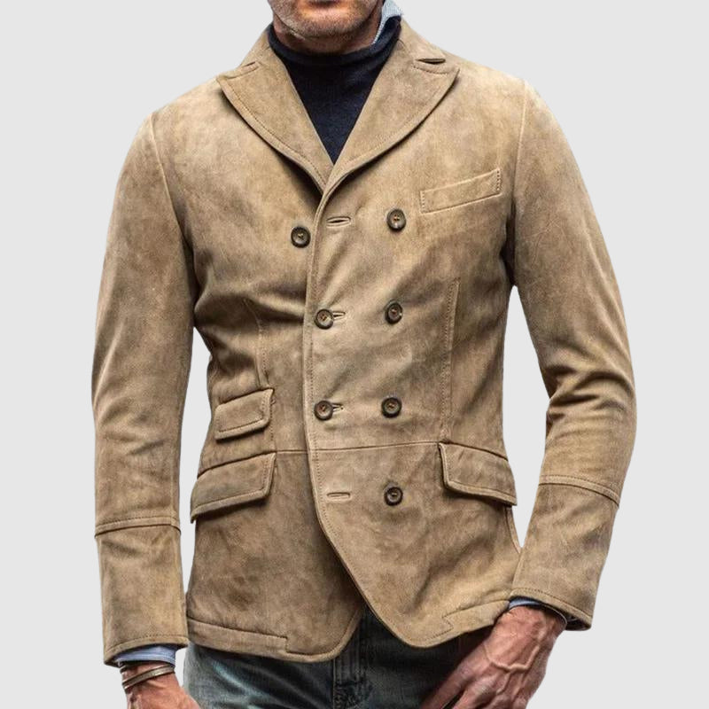 Dames Zwarte Blazer Met Omslagkraag Elegant 2