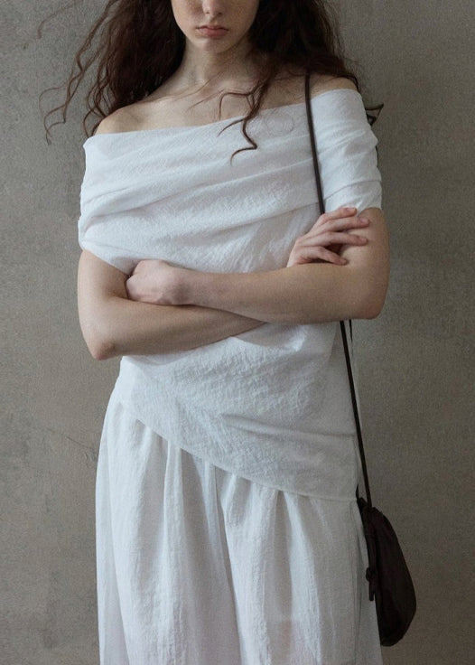 Dames Zwarte Katoenen Shirt met Uitsnijding 1