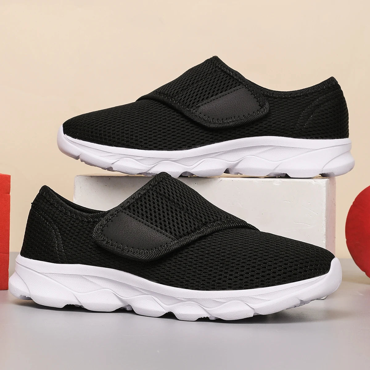 Dames en Heren Casual Schoenen Ademend Textiel Geschikt voor Brede Voeten 4