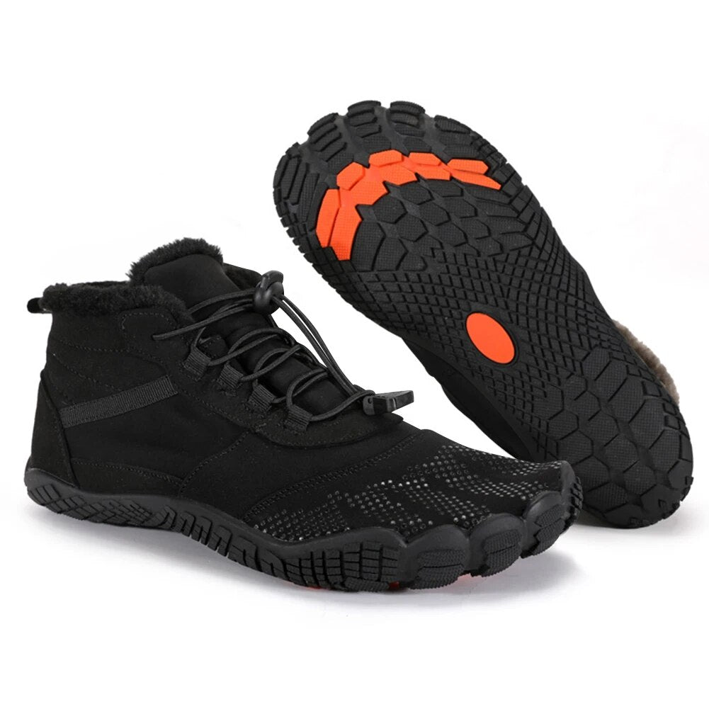 Dames en Heren Half Hoge Schoenen Gevoerd Ademend voor de Winter 0