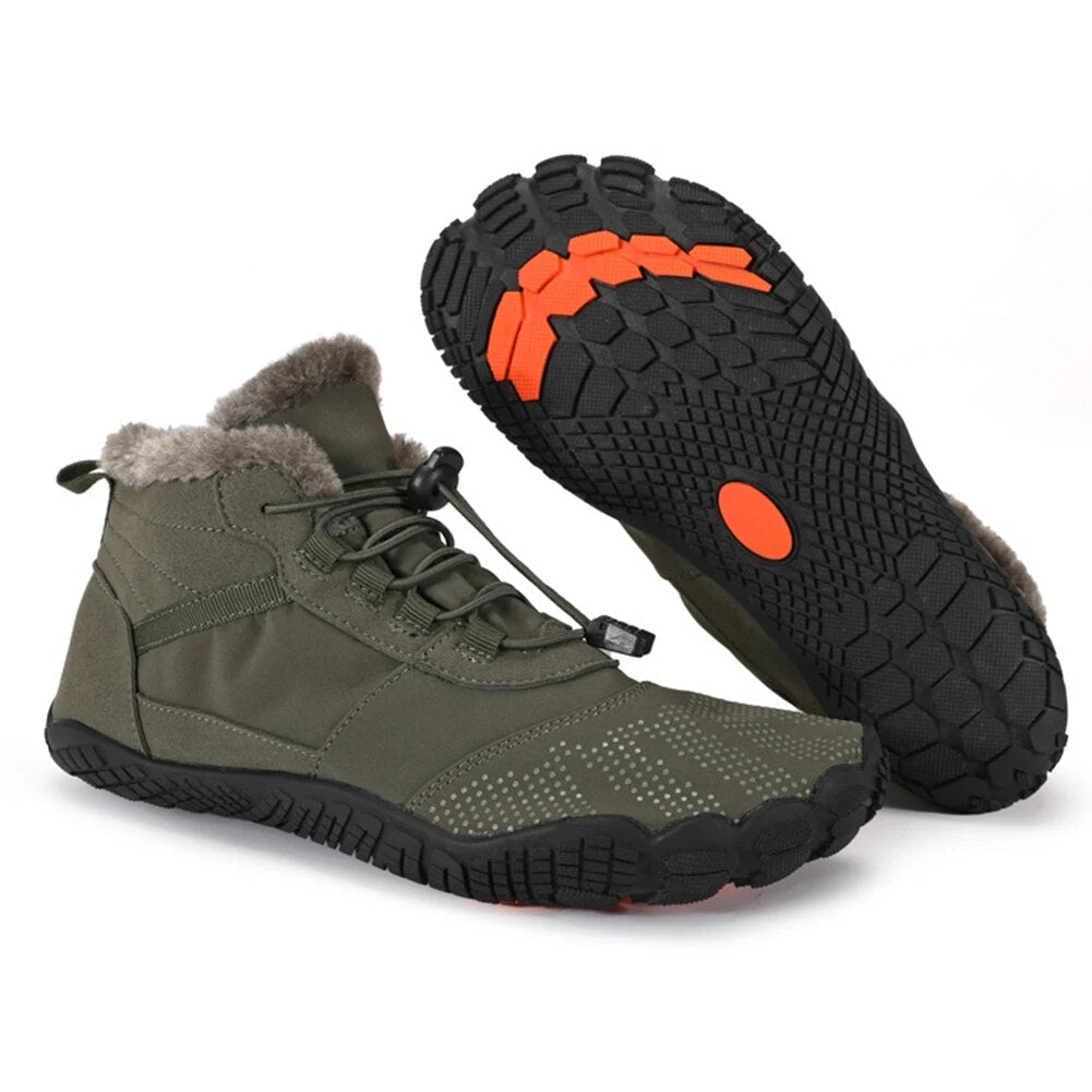 Dames en Heren Half Hoge Schoenen Gevoerd Ademend voor de Winter 1