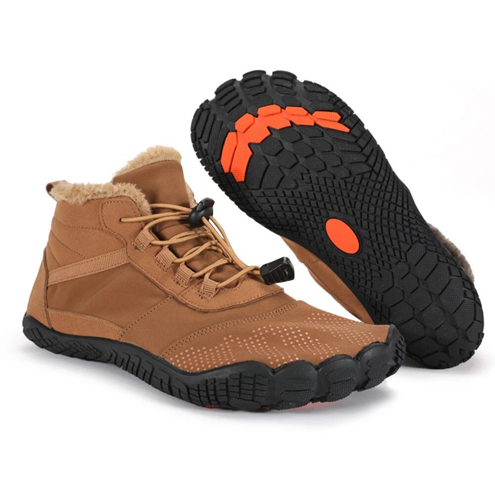 Dames en Heren Half Hoge Schoenen Gevoerd Ademend voor de Winter 2