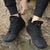 Dames en Heren Half Hoge Schoenen Gevoerd Ademend voor de Winter 4