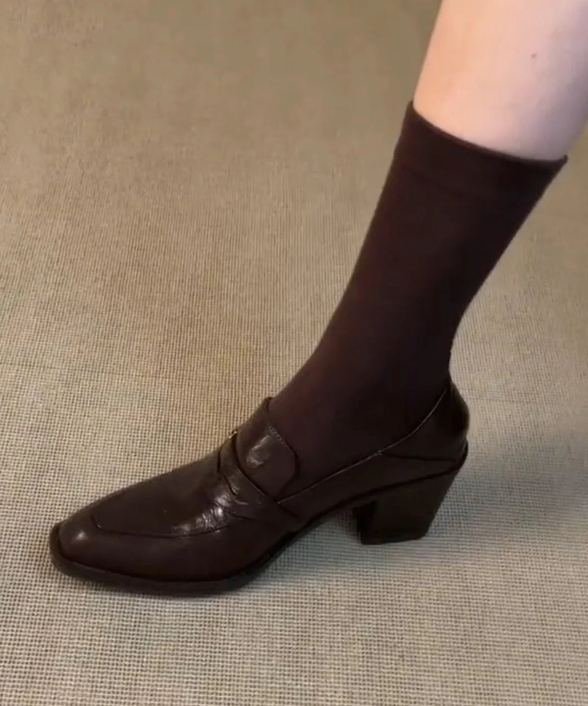 Dames loafers robuust design 3