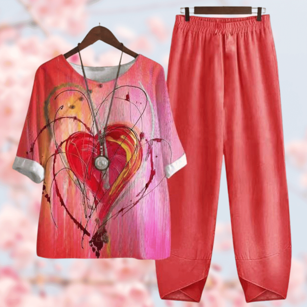 Dames loungewear | Comfortabele pasvorm | Tweedelig setje | Tijdloze snit 3