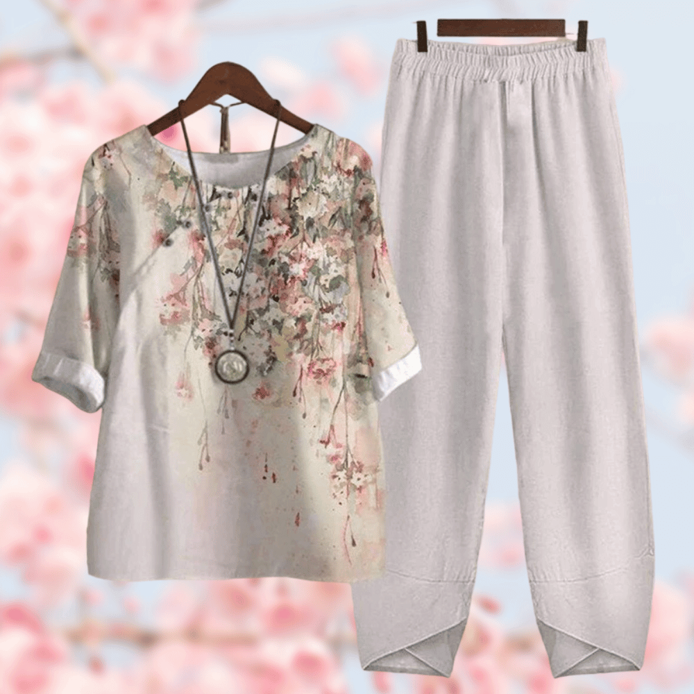 Dames loungewear | Comfortabele pasvorm | Tweedelig setje | Tijdloze snit 5