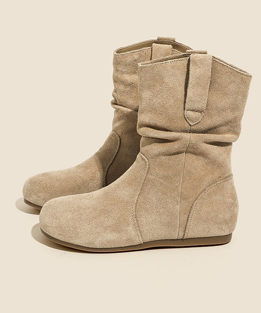 Dames sleehak laarzen casual stijl 1